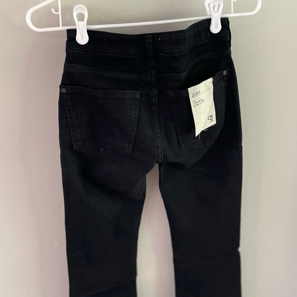 Pilcro by Anthropologie - The Icon Flare Jeans - Black Wash - Size 23 Tall - NWT - Picture 10 of 13